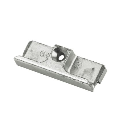 GU slutblik/tilholder 45x15mm til 4X8mm styrespor 8-00184 / 9.33921